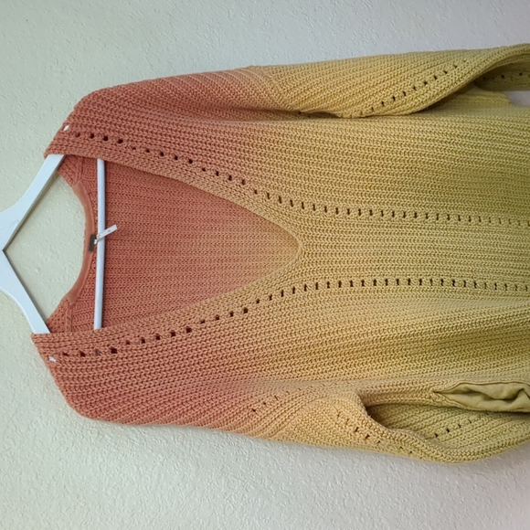 Free People Come Together Ombre Tunic Sweater S - Picture 8 of 15
